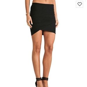Wrap mini skirt